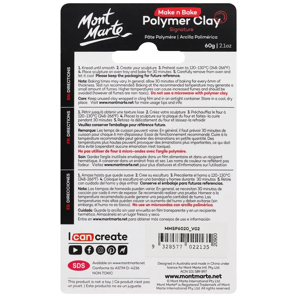 Make n Bake Polymer Clay Signature 60g (2.1oz) - Mint Green