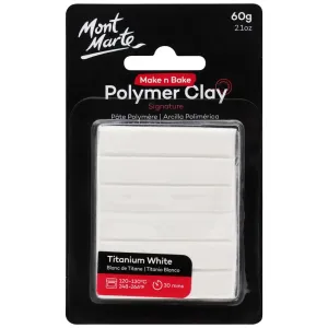 Make n Bake Polymer Clay Signature 60g (2.1oz) - Titanium White