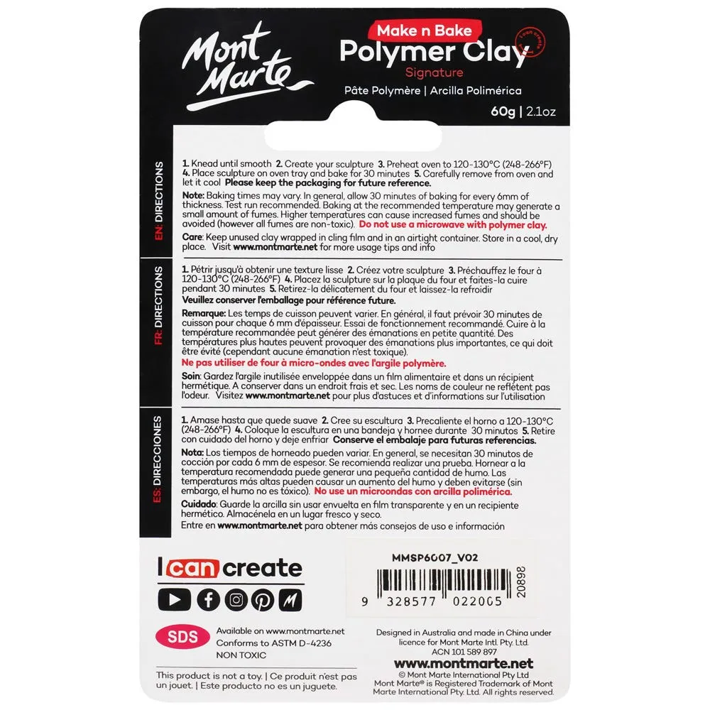 Make n Bake Polymer Clay Signature 60g (2.1oz) - Umber