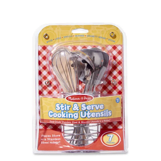 Melissa & Doug - Cooking Utensil Set