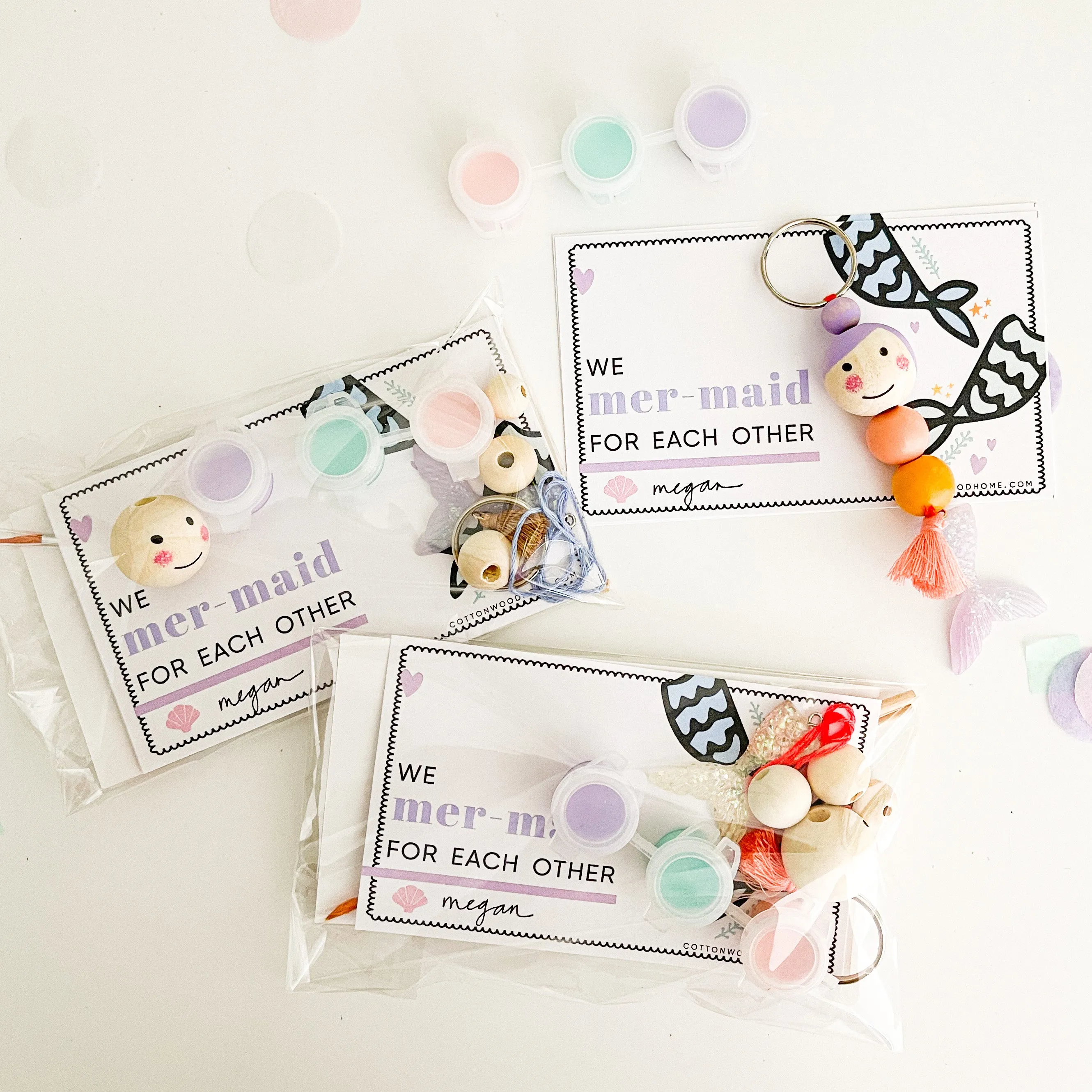 Mermaid Keychain Party Favor