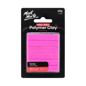 Mont Marte Make n Bake Polymer Clay Signature 60g - Cerise