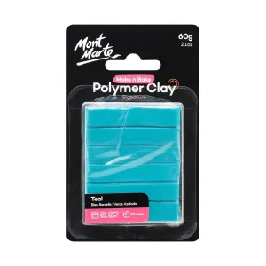 Mont Marte Make n Bake Polymer Clay Signature 60g - Teal