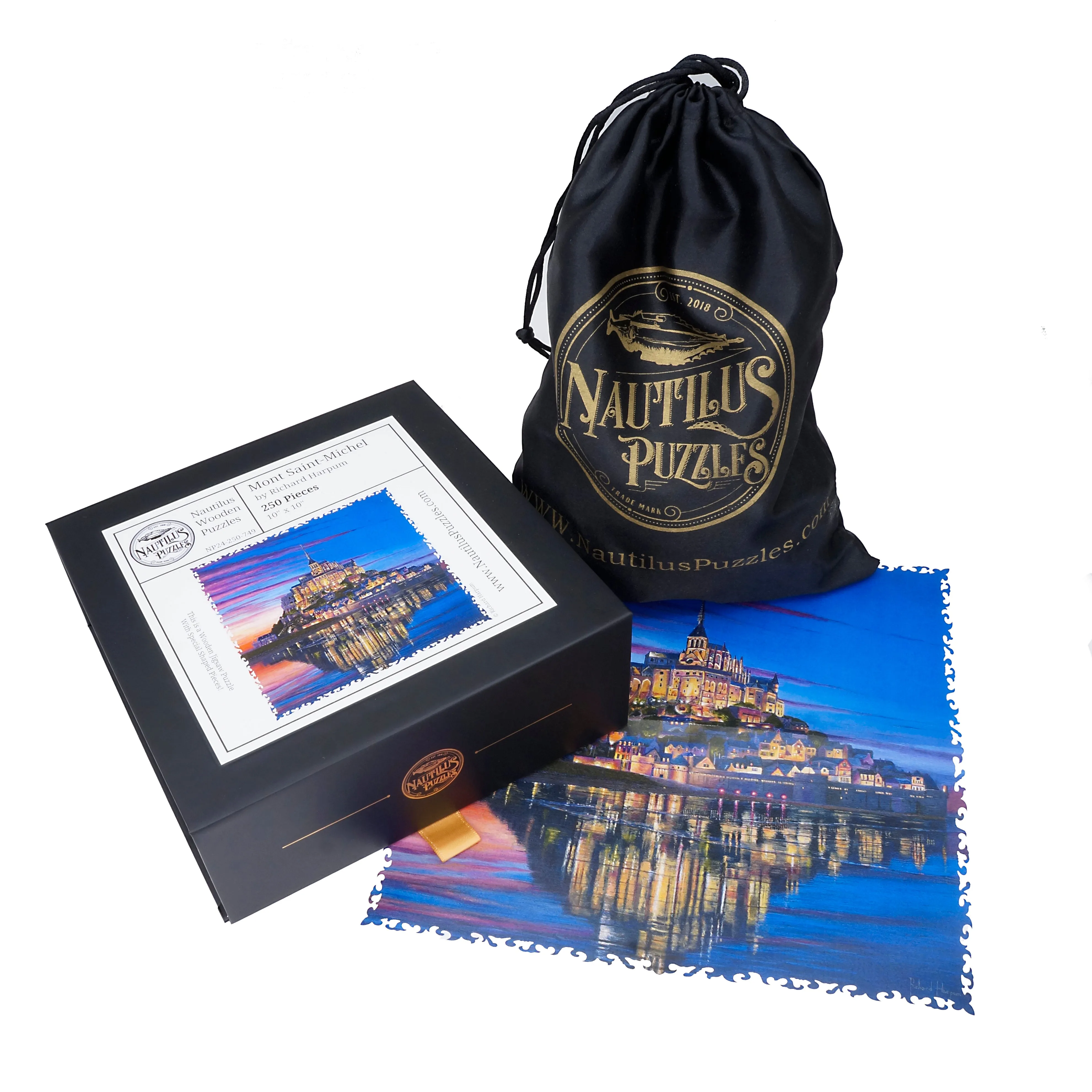 Mont Saint-Michel (250 Piece Wooden Jigsaw Puzzle)