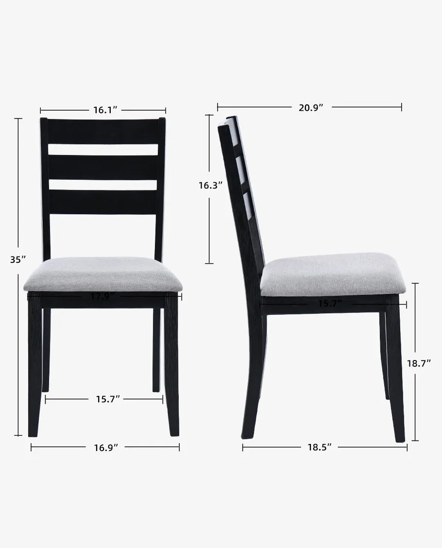 Myrtle Beach Dining Set (4 Ladder Back Chairs ONLY)