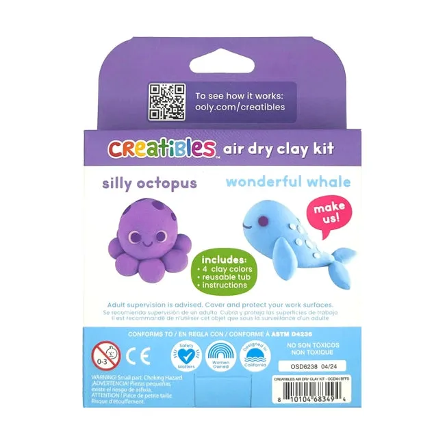 *NEW* Ooly Creatibles Air Dry Clay Kit- Ocean BFFs