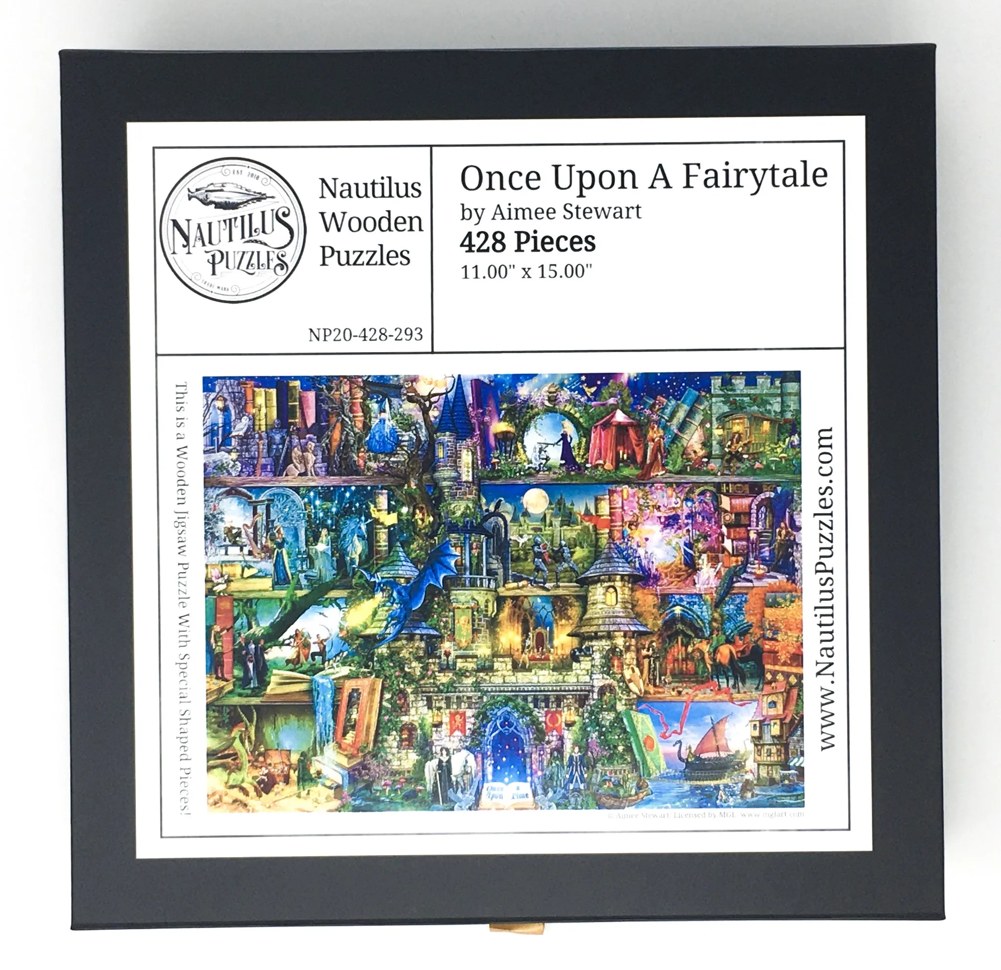 Once Upon A Fairytale (428 Piece Wooden Jigsaw Puzzle)