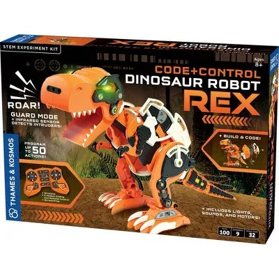 Open Box - Thames & Kosmos Code Control: Dinosaur Robot: REX