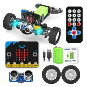 OSOYOO Robot kit with Micro:bit V1.5 to Learn Graphical Programming (including micro:bit board V1.5)