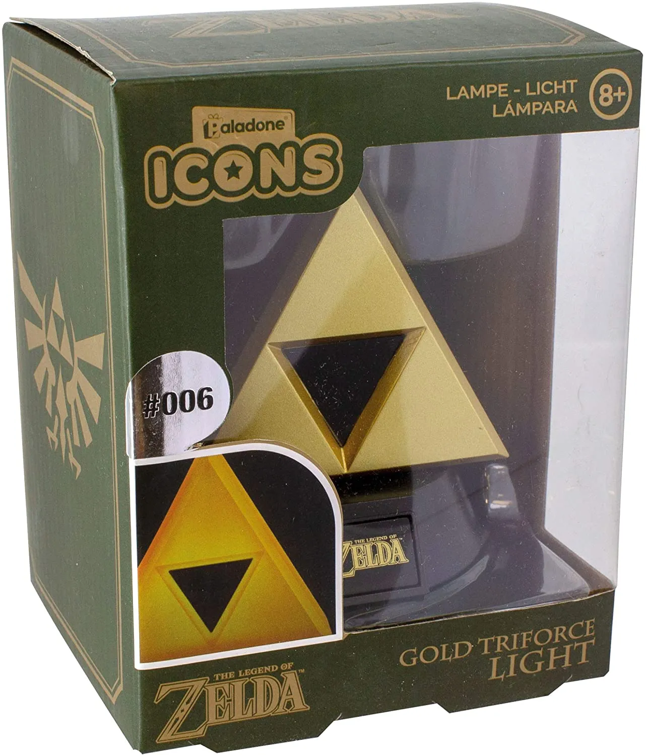 Paladone Zelda Gold Triforce Icon Light V2 (#006)