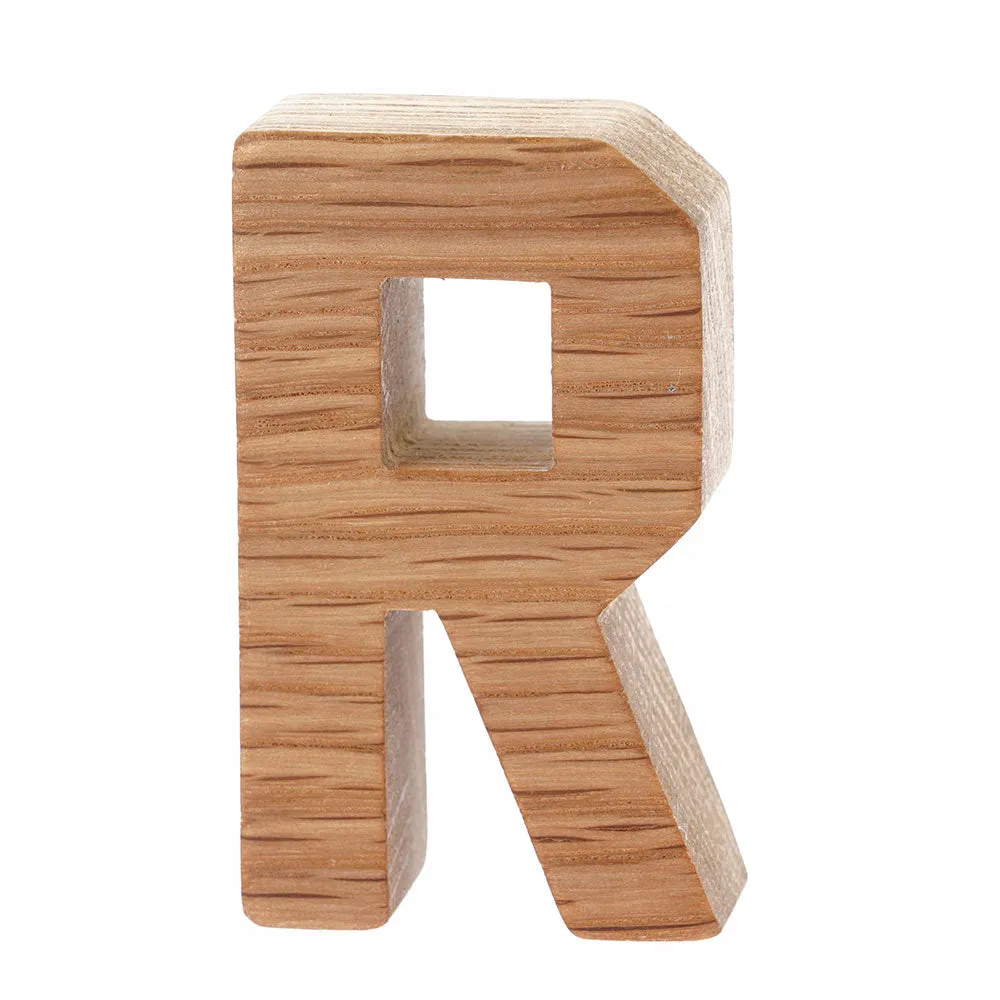 Reel Wood Individual Capital Letters