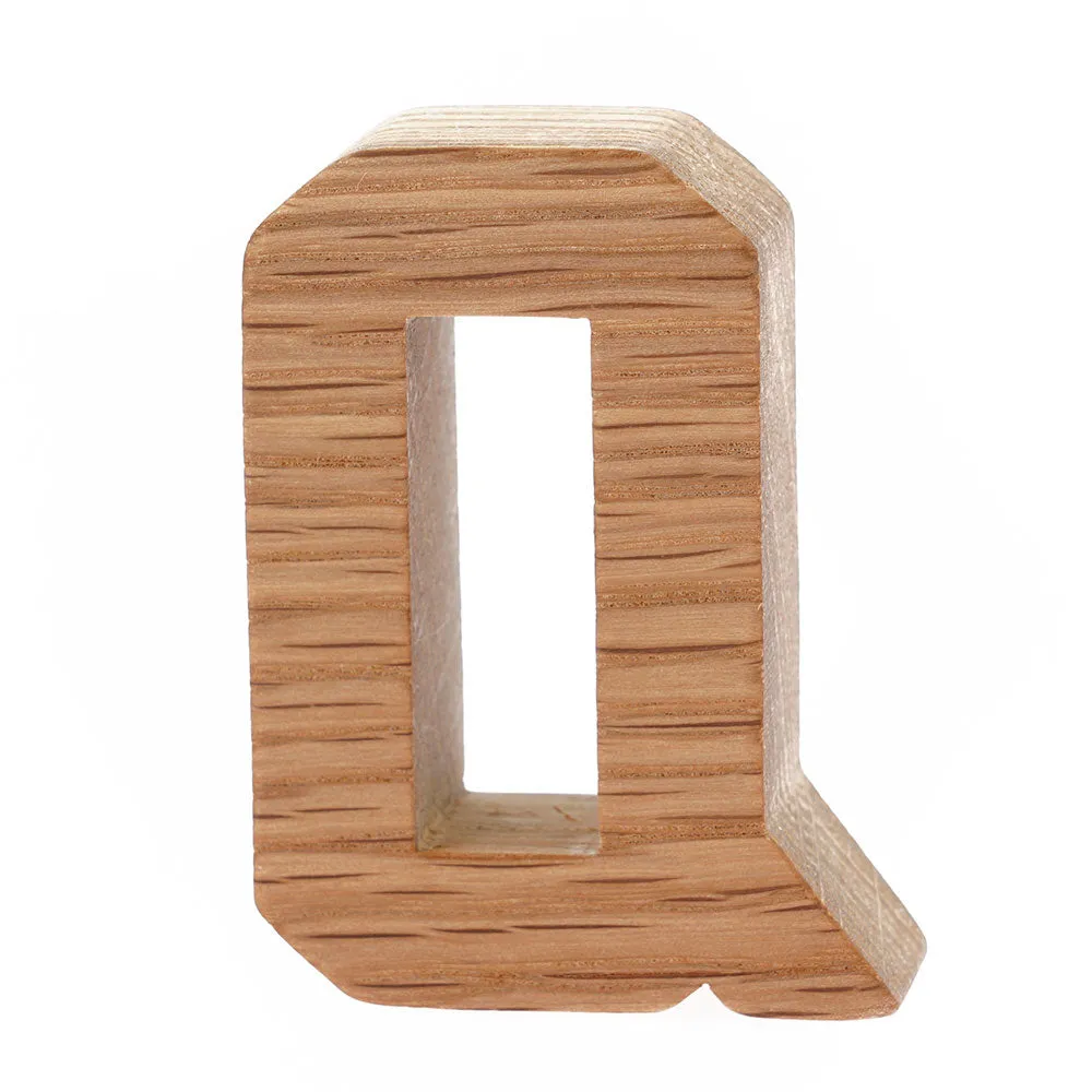 Reel Wood Individual Capital Letters