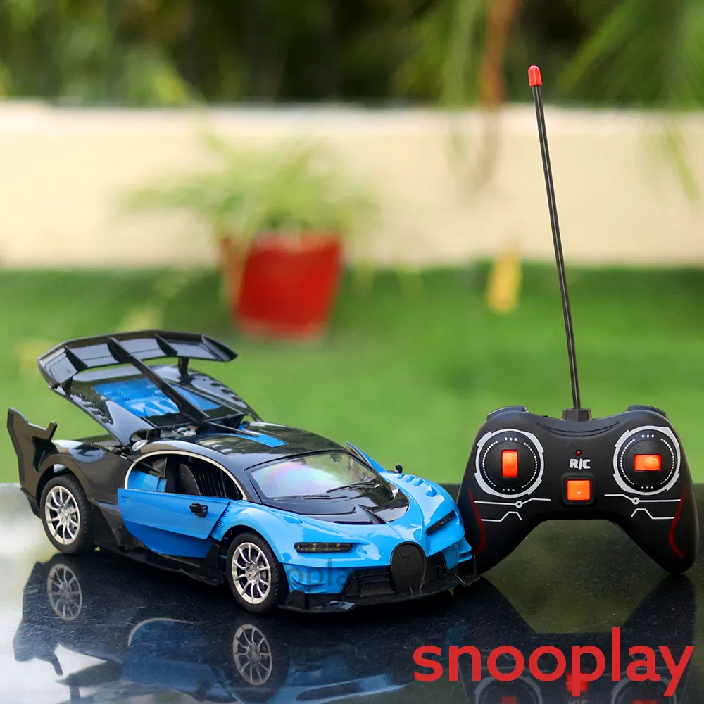 Remote Control Bugatti Car - Assorted Colours | Minor Defect Sale | COD Not Available