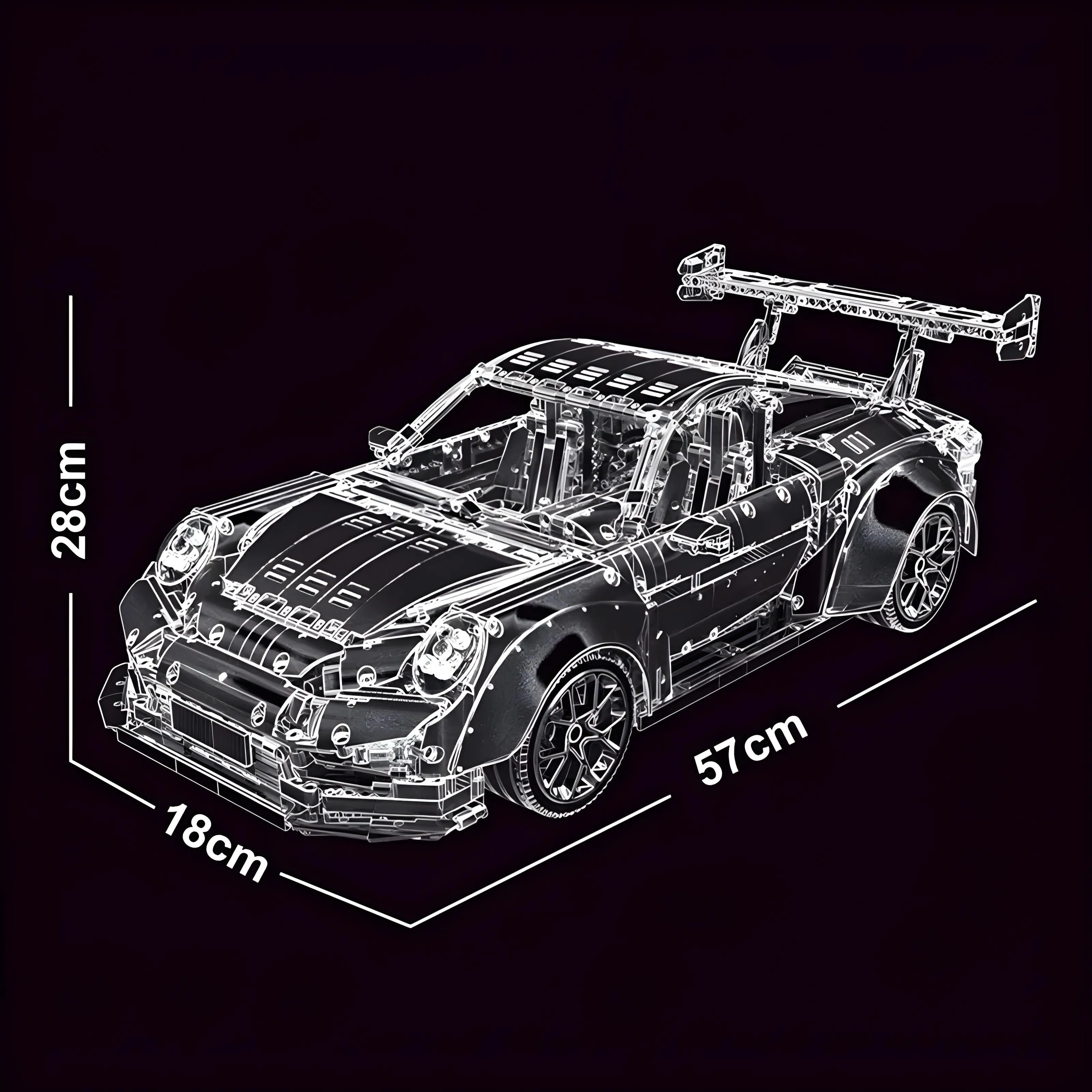 REMOTE CONTROLLED GT2 RS | 3389PCS