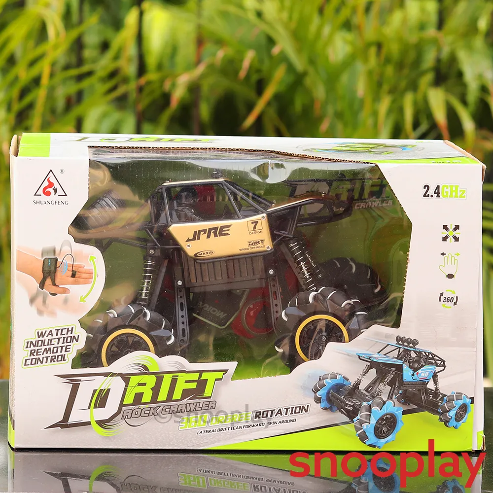 Remote Controlled Off-road Drift Rock Crawler with 360 degree rotation (Scale 1:16)