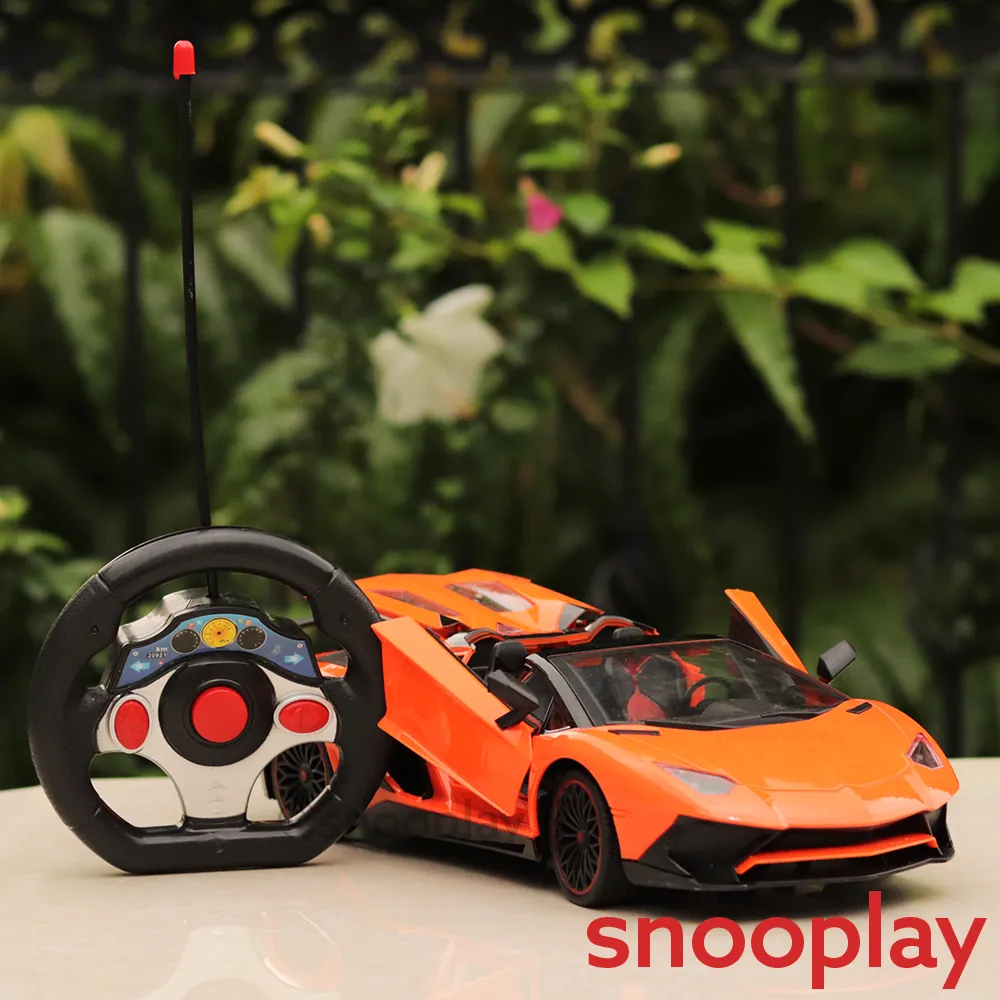 Remote Controlled Super Car with Openable Doors & Rechargeable Battery | 1:12 Scale Model