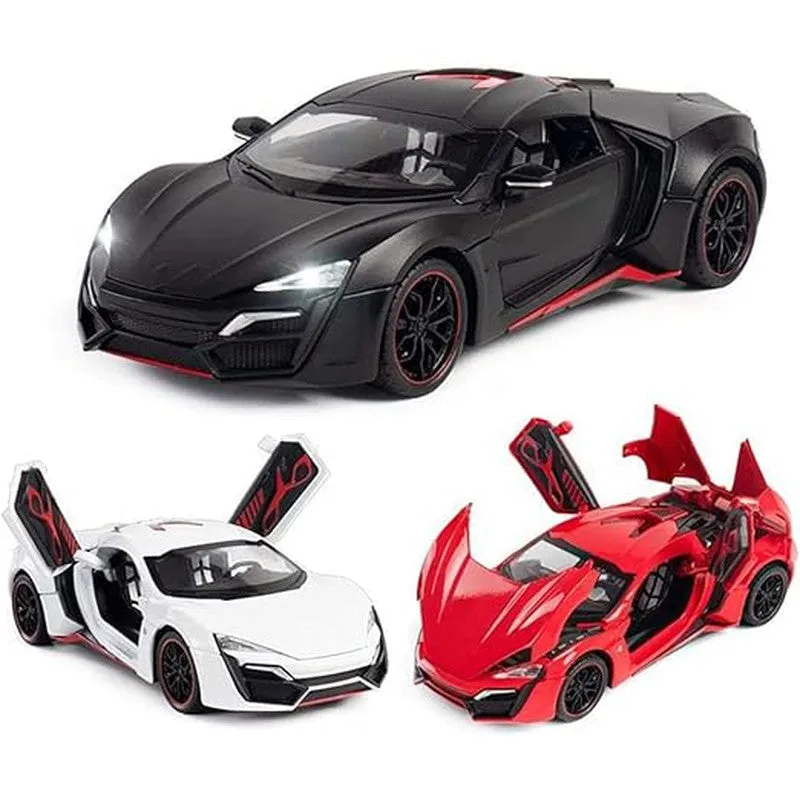 Resembling Big Size 1:24 Diecast Metal Car Model Hyper Toy Car