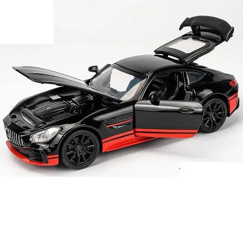 Resembling Mercedes Benz Amg Gtr Small Diecast Car | Red