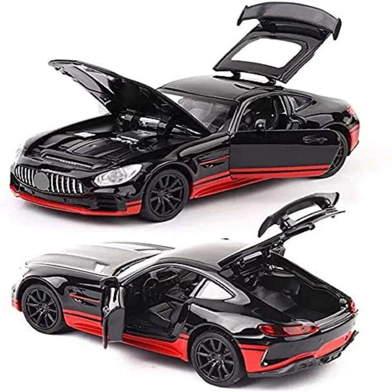 Resembling Mercedes Benz Amg Gtr Small Diecast Car | Red