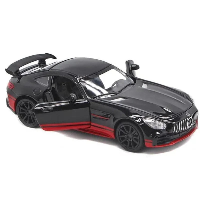 Resembling Mercedes Benz Amg Gtr Small Diecast Car | Red