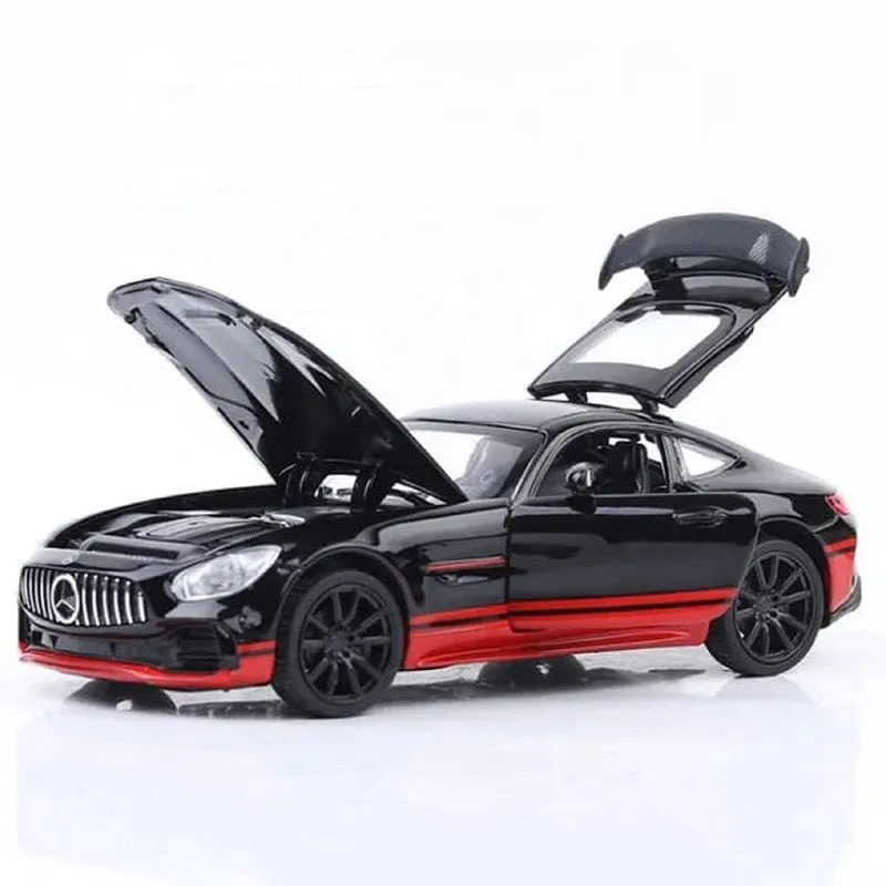 Resembling Mercedes Benz Amg Gtr Small Diecast Car | Red