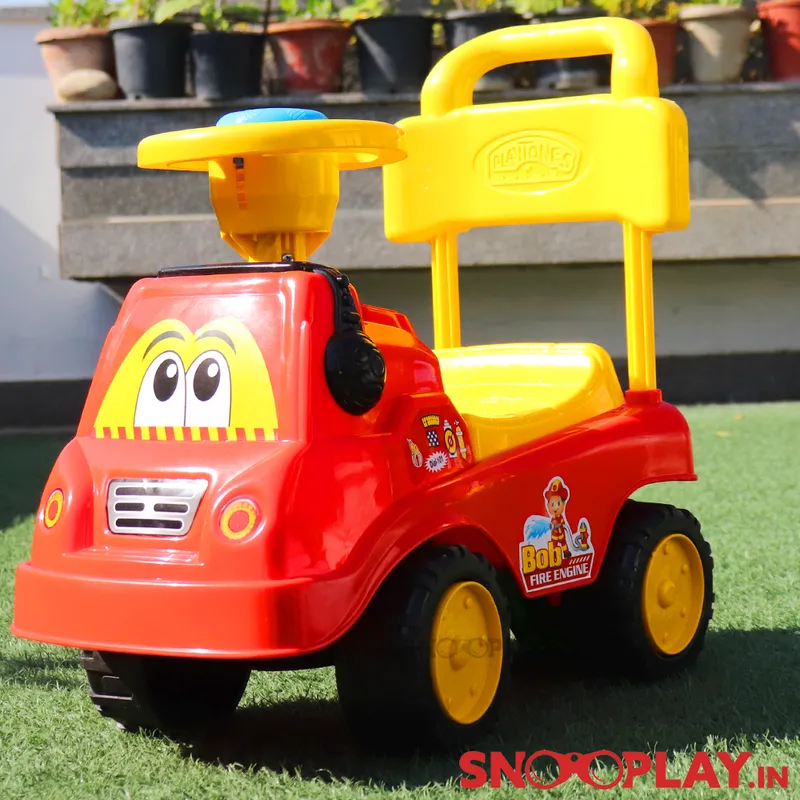 Ride On Car & Walker Amolak Bob Fire Engine For Kids