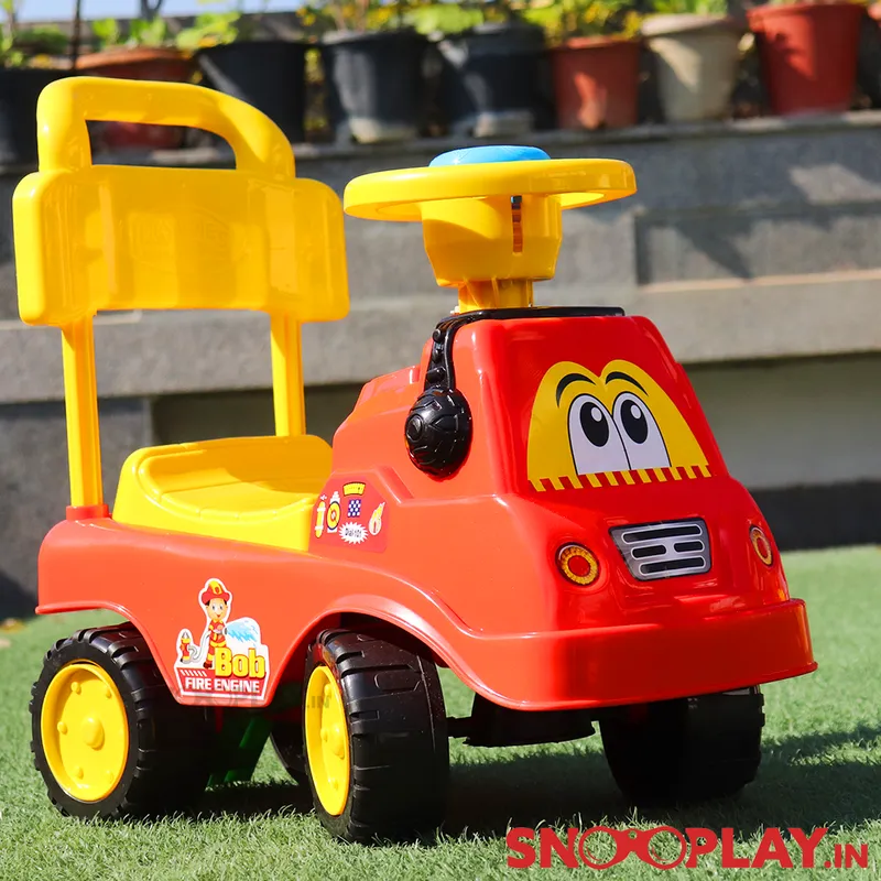 Ride On Car & Walker Amolak Bob Fire Engine For Kids