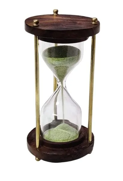 Sand Timer 1 Mint Hourglass Green Sandglass Sand Clock Colorful Gift Package Giift Home & Office Décor