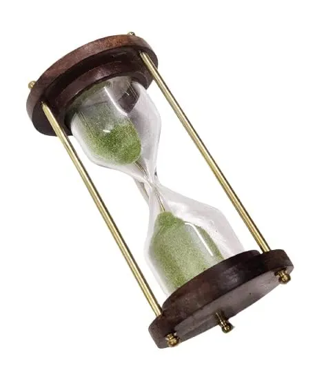 Sand Timer 1 Mint Hourglass Green Sandglass Sand Clock Colorful Gift Package Giift Home & Office Décor