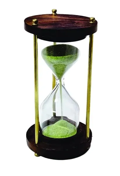 Sand Timer 1 Mint Hourglass Green Sandglass Sand Clock Colorful Gift Package Giift Home & Office Décor