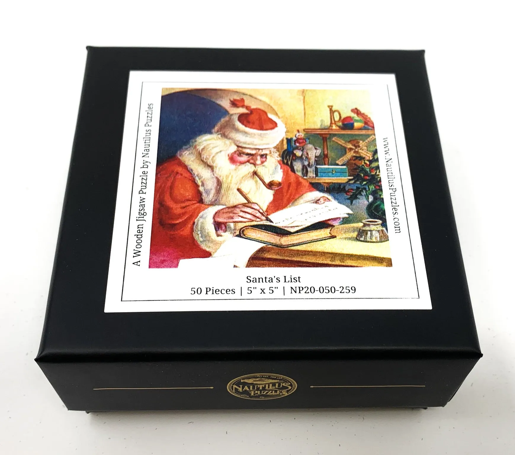 Santa's List (50 Piece Mini Wooden Christmas Puzzle)