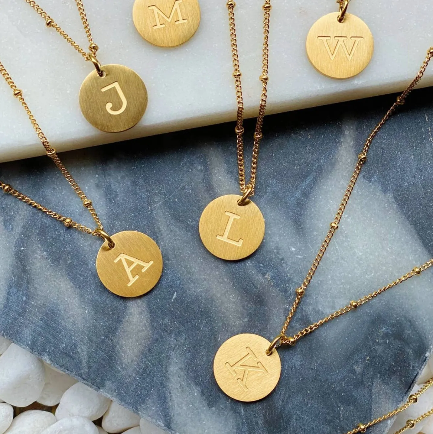 Singular Charm Initial Necklace