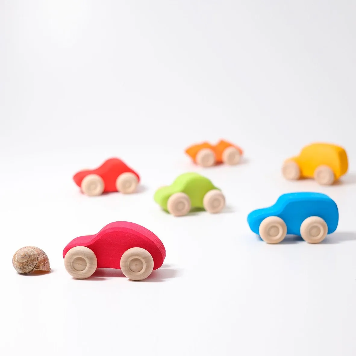 Small Wooden Cars Set of 6 by Grimm’s