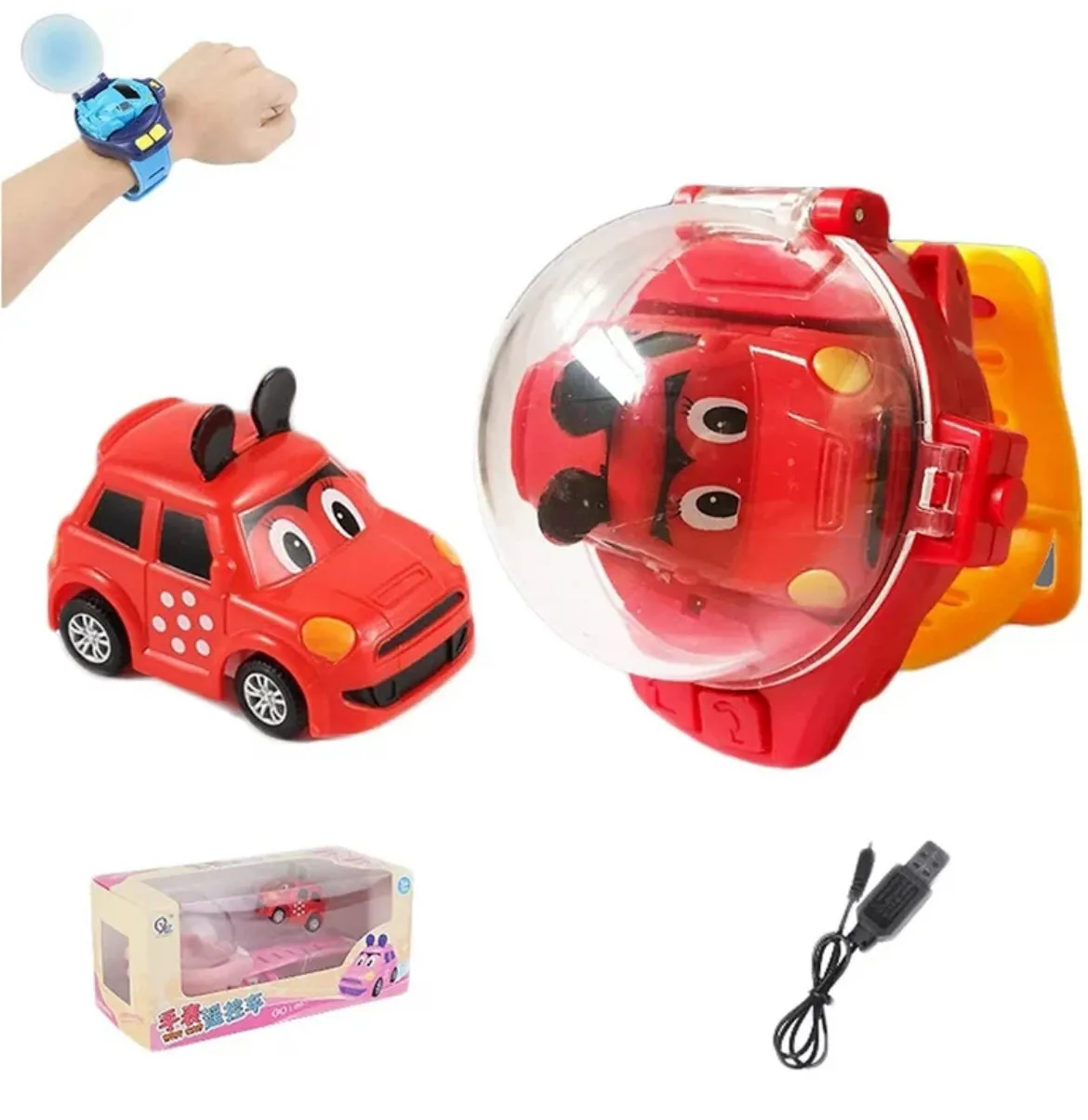 smallest rc vehicle car for kids - Watch car with Watch (rechargeable)