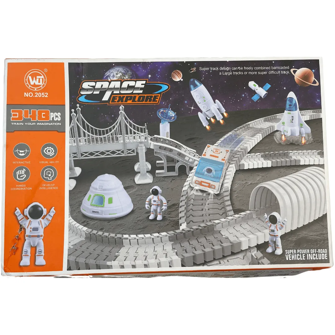 Space Track Toy Set - 348 pcs