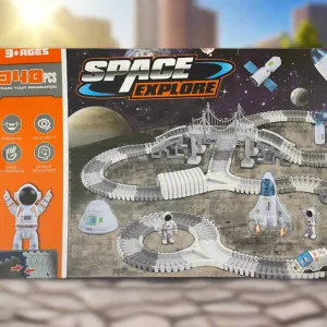 Space Track Toy Set - 348 pcs