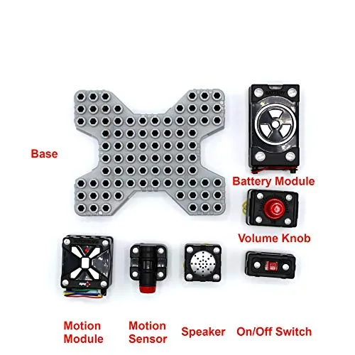 SpyX DIY Motion Alarm - Protect Your Stuff! STEM Educational Science Kit To Make Your Own Real-Working Spy Motion Sensor. Do It Yourself Electronic Spy Toy Gadget