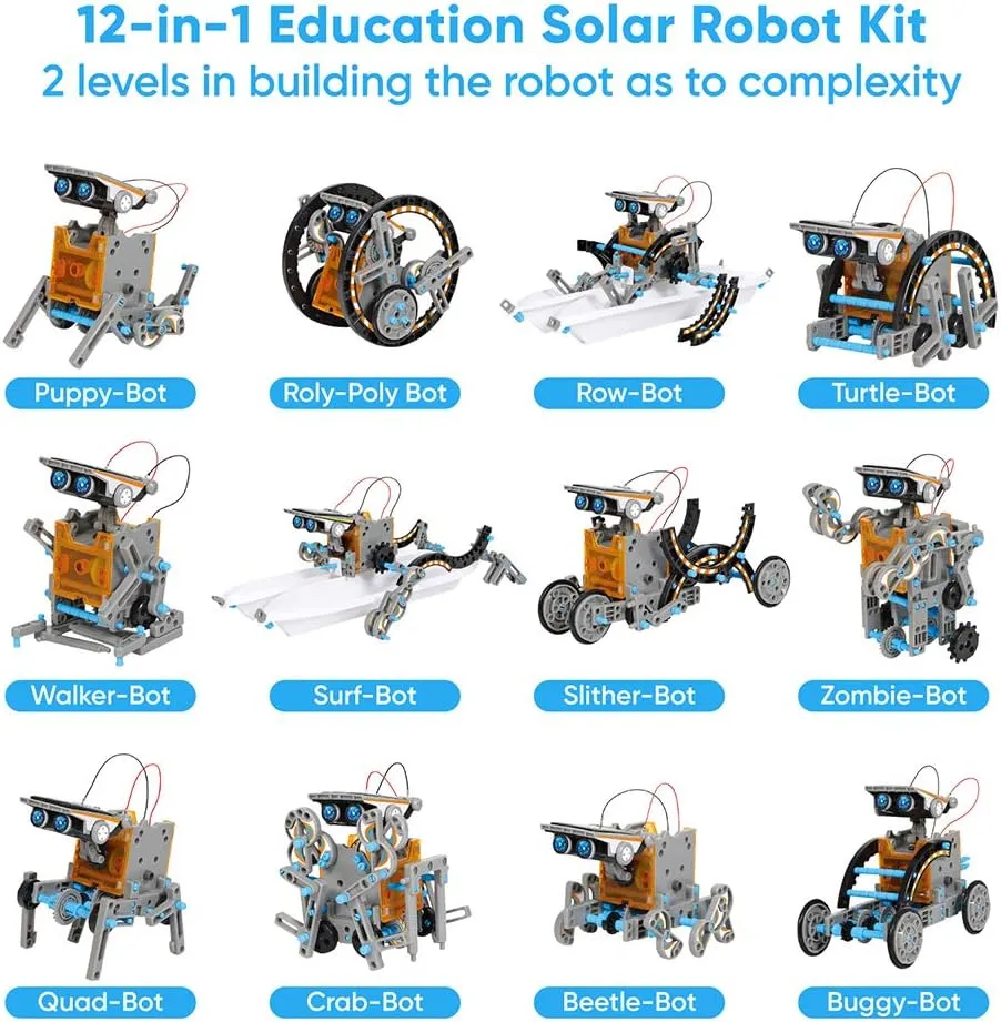 STEM 13-in-1 Solar Robot Toy