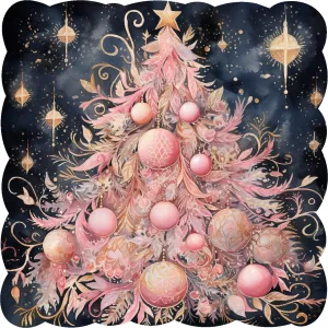 Sugar Plum Sparkles (50 Piece Mini Christmas Wooden Jigsaw Puzzle)