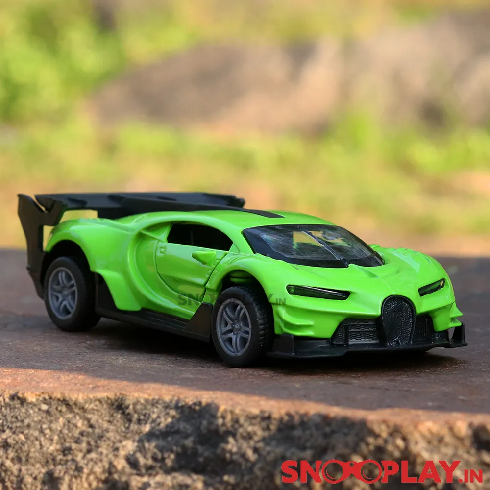 Supercar Diecast Model (3224) resembling Bugatti - Assorted Colours (Scale 1:32)