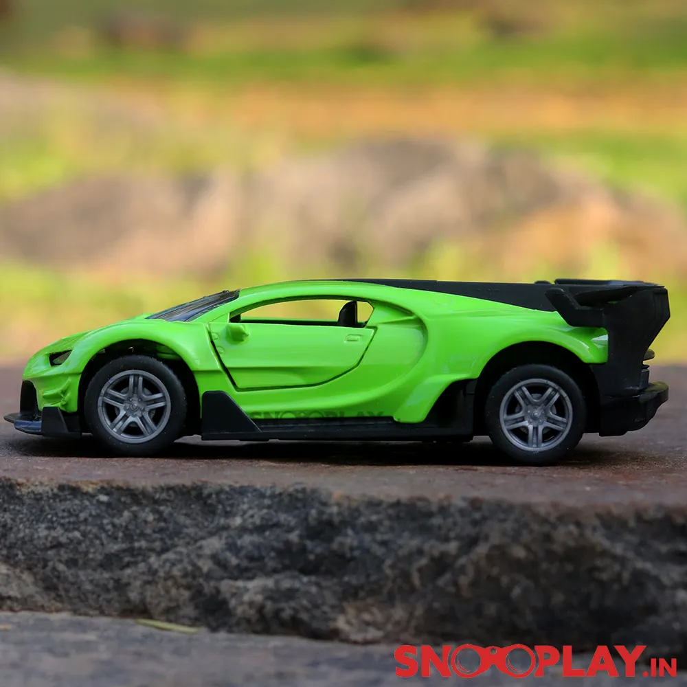 Supercar Diecast Model (3224) resembling Bugatti - Assorted Colours (Scale 1:32)