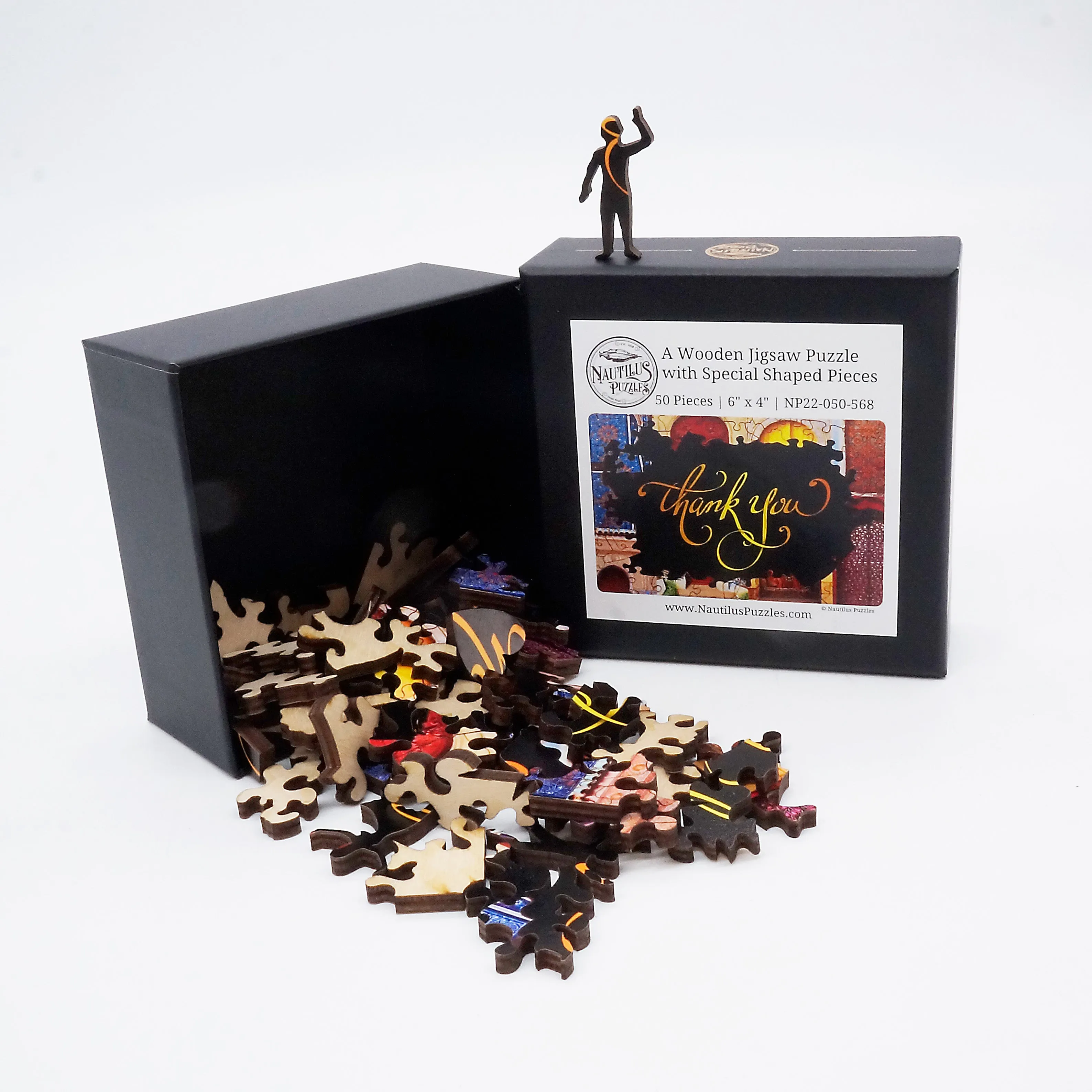 Thank You (50 Piece Mini Wooden Jigsaw Puzzle)