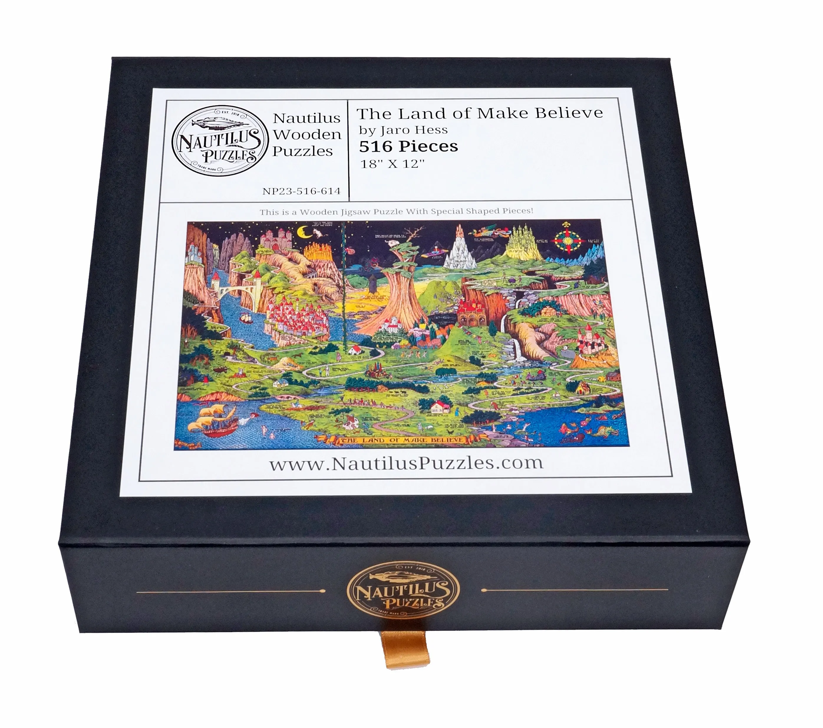 The Land of Make Believe - 516 Piece Wooden Jigsaw Puzzle