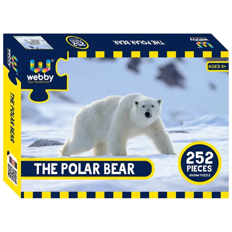 The Polar Bear Cardboard Jigsaw Puzzle, 252 Pieces