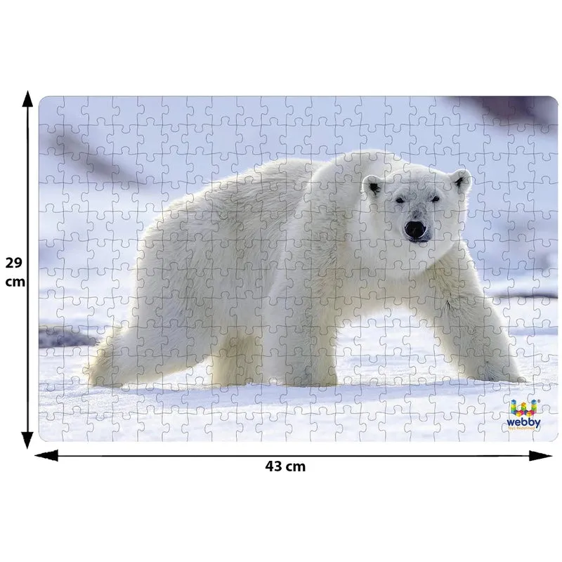 The Polar Bear Cardboard Jigsaw Puzzle, 252 Pieces