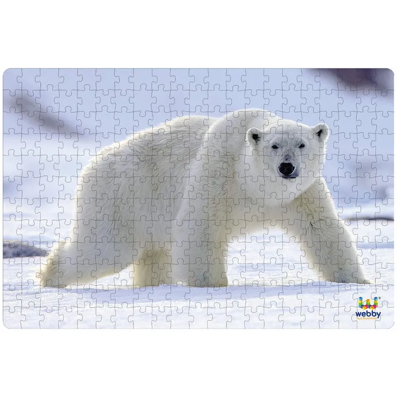 The Polar Bear Cardboard Jigsaw Puzzle, 252 Pieces