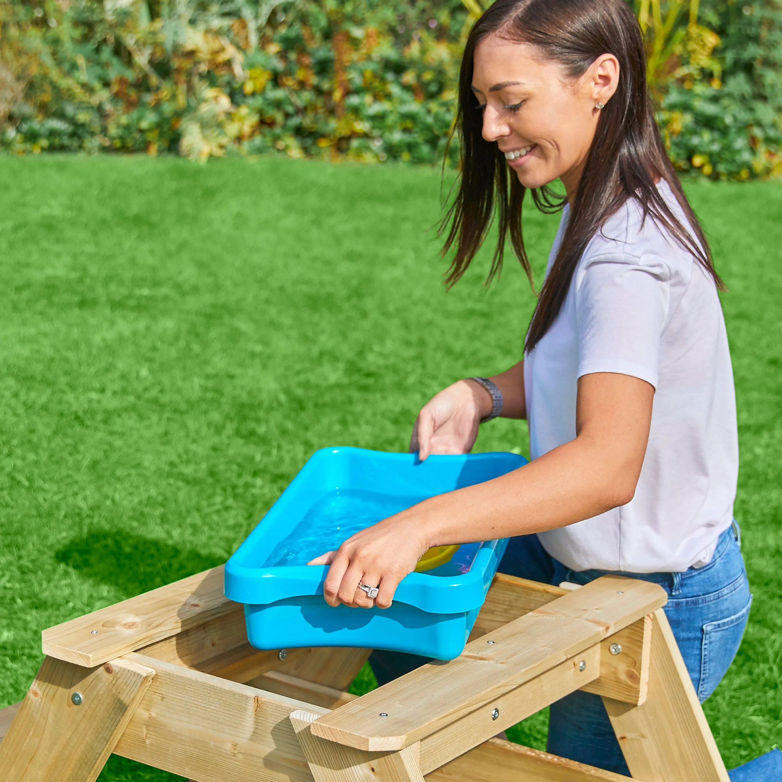 TP Early Fun Wooden Picnic Table Sandpit - FSC® certified