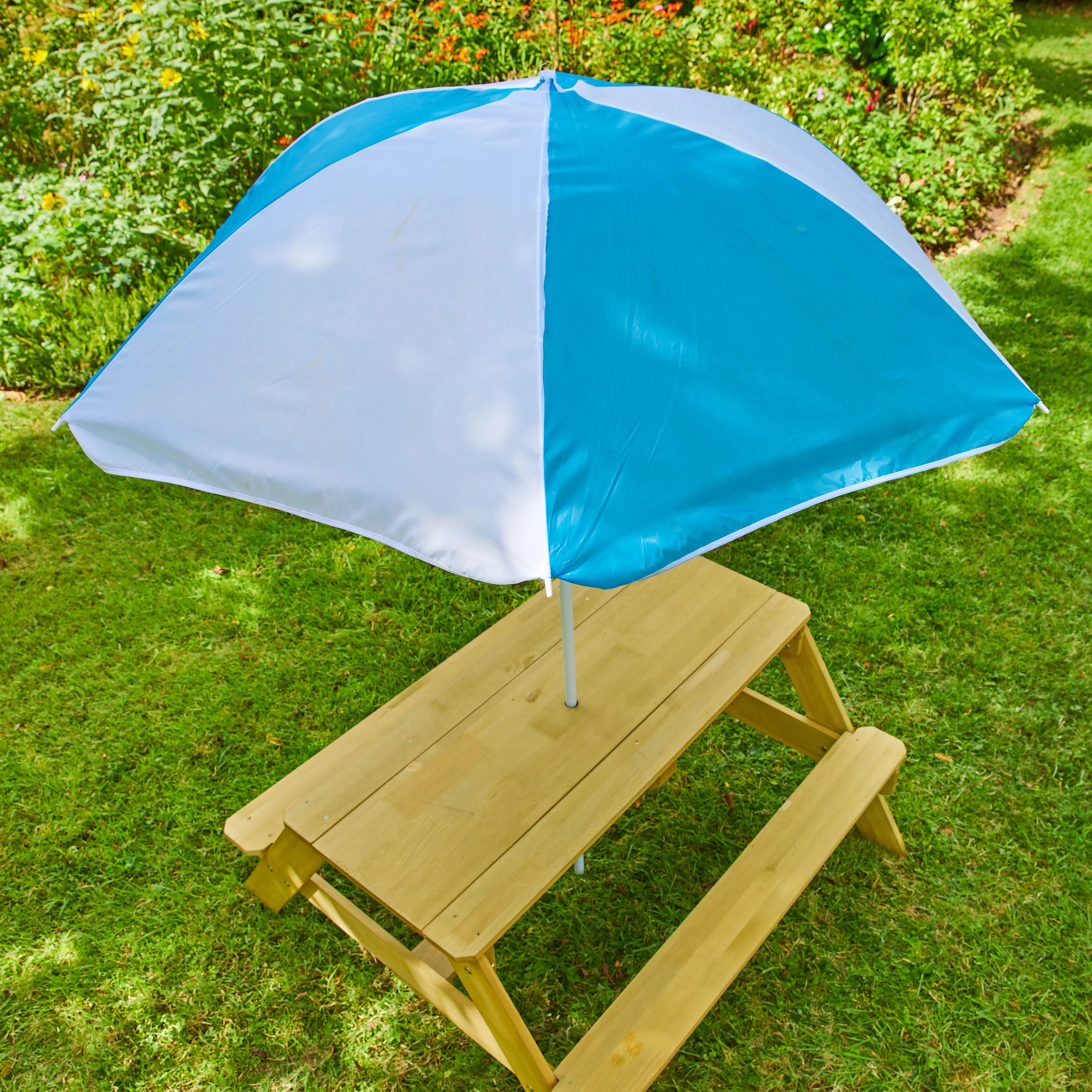 TP Wooden Picnic Table with Parasol - FSC® certified