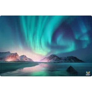 Wooden Aurora Borealis Jigsaw Puzzle, 1000 Pieces, Multicolor